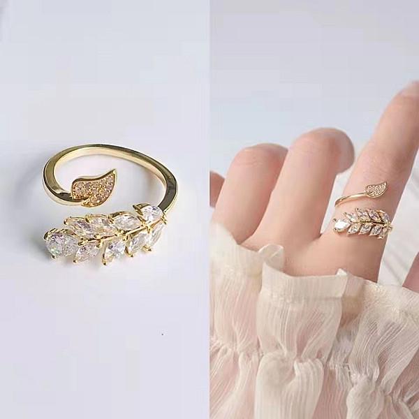 2023新品リング 指輪 結婚式 キュービック アクセサリー　韓国ファッション