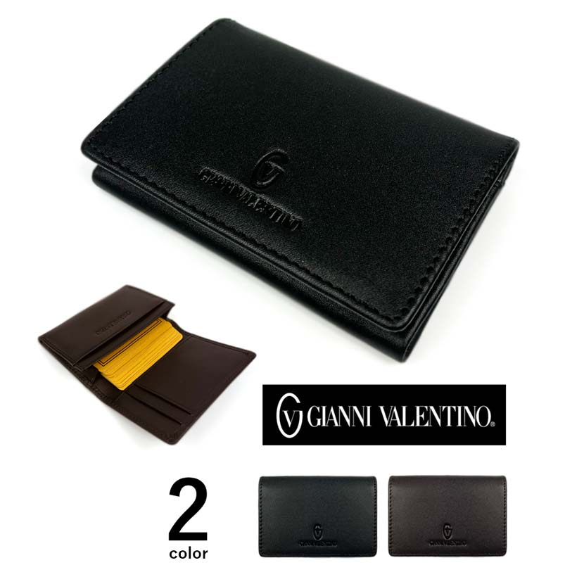 GIANNI VALENTINO ジャンニバレンティノ 名刺入れ 小物 山羊皮 - 小物