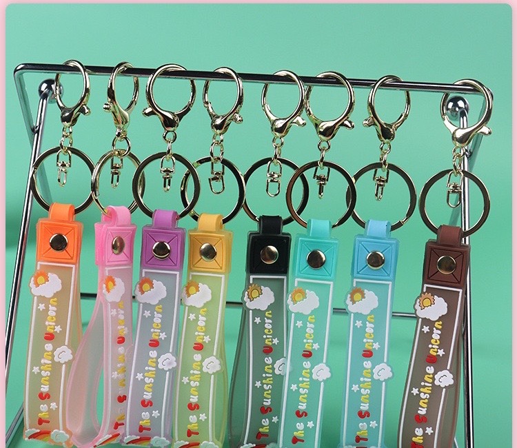 キーホルダー バッグチャーム ハンドメイド PVC キーリングパーツ DIY