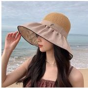 帽子 レディース 紫外線カット UVカット 日よけ帽子 麦わら つば広 ハット アウトドア 紫外線対策