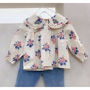 新品　春夏　子供服　花柄　トップス　可愛いキッズ服