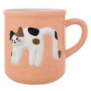 【ご紹介します！！アルファベットのポーズをした猫たちのマグカップです！】猫のイニシャルマグ  M