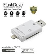 iPhone iPad カードリーダー Flash device HD SD TF カード USB microUSB