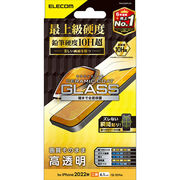 エレコム iPhone 14 ガラスフィルム セラミックコート 高透明 PM-A22AFL