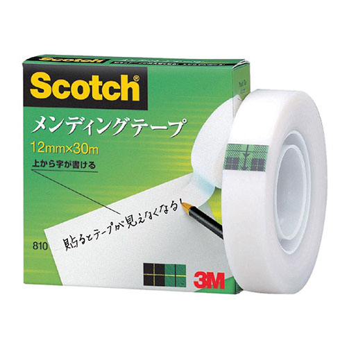 【10個セット】 3M Scotch スコッチ メンディングテープ 12mm 紙箱入 3M