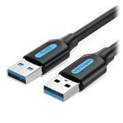 VENTION USB 3.0 A Male to A Male ケーブル 1.5m Bl