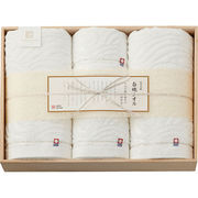 今治謹製 白織タオル バスタオル2P&フェイスタオル2P(木箱入) B8163546