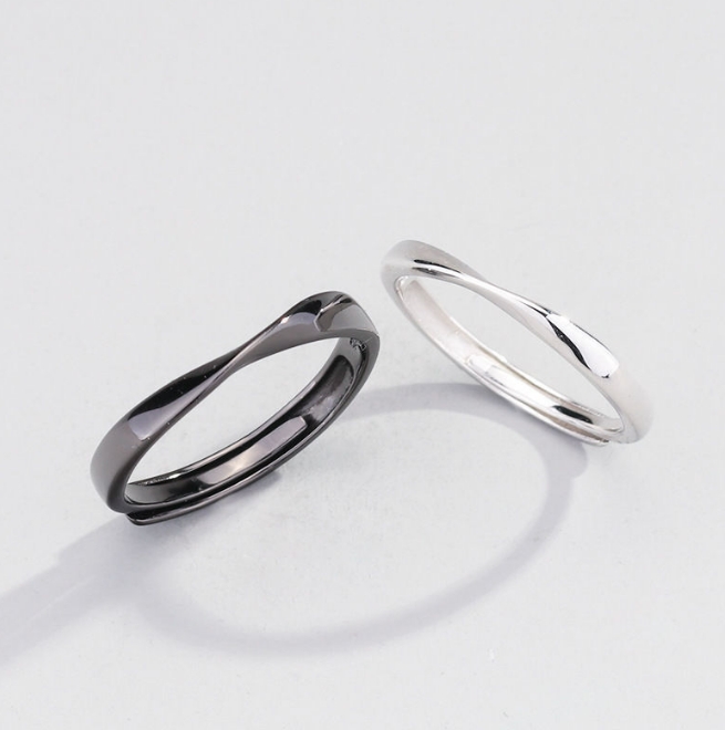 極細  韓国風  アクセサリー  リング   指輪   雑貨  レディース  開口指輪   ファッション小物 2色