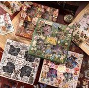 DIY手芸文房具梱包ラベルシール 手帳 シーリングステッカー手帳ステッカー 贈り物包装貼紙
