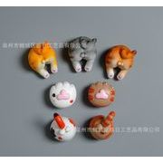 猫 新品 冷蔵庫のマグネット  ミニチュア  模型    置物   磁石 デコパーツ  モデル  玩具