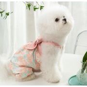夏 新作     ペット服  ペット用品   猫犬兼用   ワンピース  小型犬服      ネコ雑貨