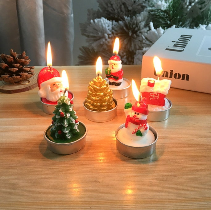 クリスマス  キャンドル   蝋燭   装飾品  雑貨    ローソク    インテリア  クリスマスプレゼント  7色