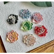 手芸DIYデコ素材 デコパーツ樹脂アクセサリーパーツデコパーツ DIY素材 貼り付けパーツ 手芸材料 8色