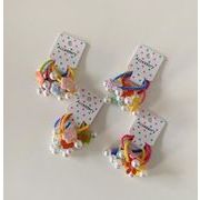 INS韓国風 ヘアアクセサリー 花柄  ヘアアクセサリー  5枚入り  ヘアピン  髪飾り 子供用2色