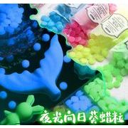【5色   約100粒】夜光  花型  シーリングワックス    シーリングスタンプ     封蝋  DIY素材