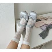 2024 INS  レディース 韓国風 ファッション  ソックス   靴下   可愛い   通気感8色