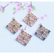 手芸DIY合金チャームアクセサリーパーツデコパーツ DIYビーズパーツチェーンパーツ デコ素材  4色