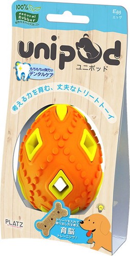 [プラッツ]unipod　エッグ　オレンジ【ペットおもちゃ】