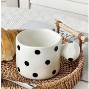 韓国風   撮影道具   ins   置物  飾り   コーヒーカップ   ドット柄マグカップ   陶器カップ