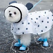 【2023春夏新作】 雨具 ペット　ドッグウェア 犬猫兼用 ワンちゃん用　ペット用レインコート 雨具 ネコ雑貨