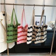 レディース トートバッグ ニット 大容量 通勤