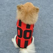 新発売 犬服 可愛い　チョッキ 4色　メッシュ  サッカー　ベスト 夏 ペット服　ペット用品