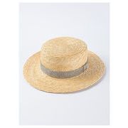 紫外線対策 麦わら帽子 バイザーハット 帽子 レディース UVカット  サンバイザー