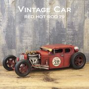 ヴィンテージ スポーツカー RED HOT ROD 79 ちょっとレトロなブリキのおもちゃ 2110E-8699