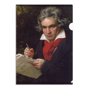 A4ストーンペーパーファイル ベートーベン「肖像画 」 書類入れ 収納 アート ステーショナリー