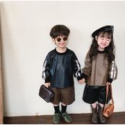 秋冬新作 韓国風  子供服   男女兼用   トップス  長袖  パーカー  ファッション  2色