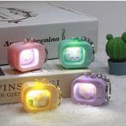 韓国風     発光  LED   ランプ  レディース       キーホルダー     プレゼント  バッグストラップ   3色