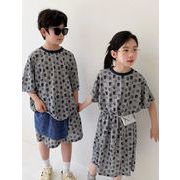 韓国風子供服 キッズ服   2点セット    人気新品   ワンピース 2色
