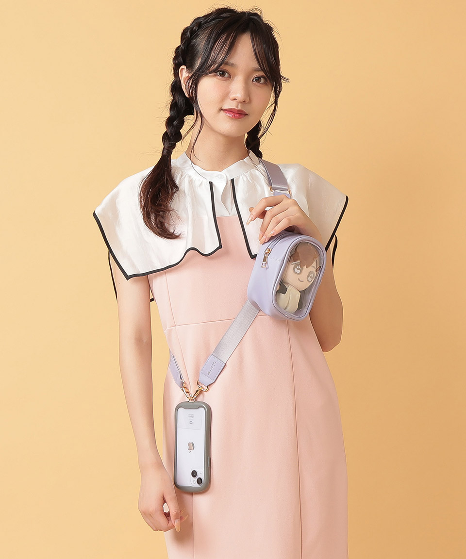 ぬいポーチ付ベルトストラップ / 推し活 Appel Toi アペルトワ