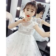 子供服 ワンピース ピンク 160 韓国子ども服 キッズ 女の子 夏 ノースリーブ チュール 子供
