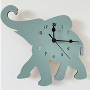INS 人気  象  静粛  目覚まし 時計  ペンタグラム  掛け時計  置物を飾る  インテリア 創意撮影装具 3色