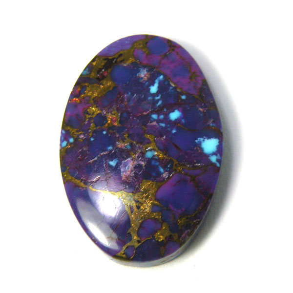 ≪NEWストーン/即納≫天然石 モハベパープルターコイズ カボション 22x15x4.2mm