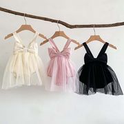 【2023夏】女の子誕生日服姫ドレスロンパースドレス 韓国風子供服 ベビー服 キッズ  ノースリーブ