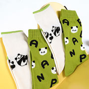ソックス　靴下　ins風　レディース　韓国ファッション　コットン　秋冬　パンダ　panda