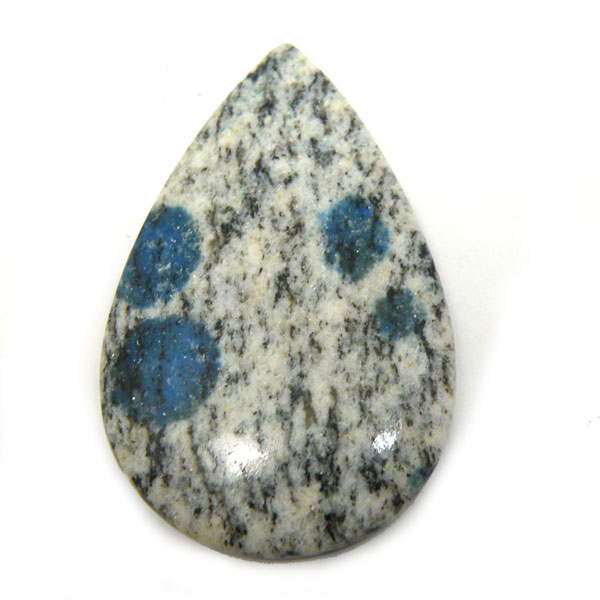 ≪スペシャルルース/即納≫天然石 K2 アズライトイングラナイト/カボション 38x25x4mm