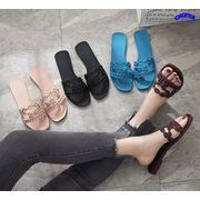2023年夏新作　レディース靴　スリッパ　シューズ　カジュアル　PVC製　韓国風　5色展開　35#-40#
