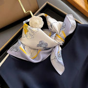 スカーフ　 53*53cm  夏　ネックコーデ　バッグ飾り　ヘア結び　上品ショール　韓国ファッション