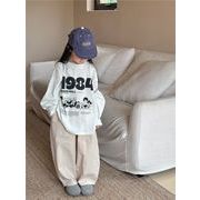 ★Girls＆Boys★　子供Tシャツ　ビンテージ長袖　秋冬　男女兼用　韓国キッズファッション