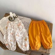 ★Girls★　子供モンペパンツ　夏　かぼちゃカラー　ルームウェア　韓国キッズファッション