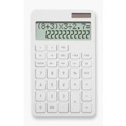【アスカ】 計算式表示電卓 12桁 かっこ計算可 ホワイト C1258W