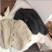 秋と冬女の子プルオーバーニットセーター、かわいいセーター、子供服、、しいファッション★80-150