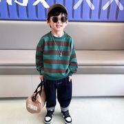 子供服　パーカー　長袖　トップス　プルオーバー　春秋新作　韓国風