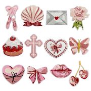 新作 アイロンワッペン ロン刺繍 ワッペン アップリケ   可愛い DIY 服 工芸品の装飾  貼り付けパーツ