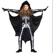 ハロウィン衣装 　子供用 　仮装  ハロウィーン       女の子のコスプレ服   動物バット衣装