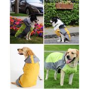 【中型犬】中型犬レインコート 春夏 犬用レインコート レインカバー フード付き 雨着 愛犬服ドッグ