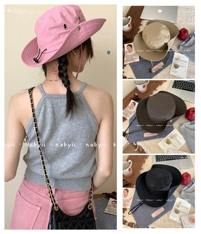 【新発売】レディース バケットハット 帽子 小顔効果 韓国ファッション